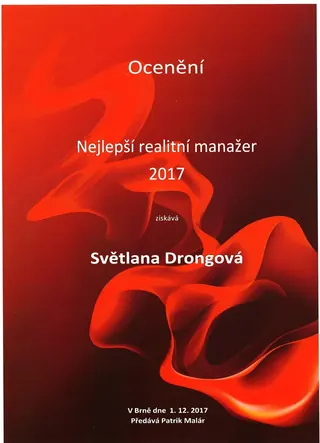 Nejlepší realitní manažer 2017 – Fincentrum Reality, 2017